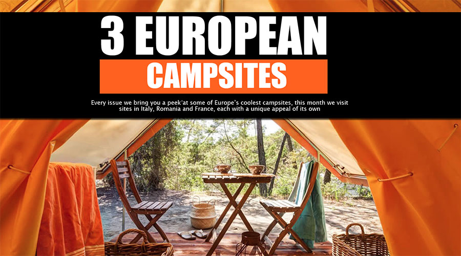 'Hidden Gem' Campsites vun Europa