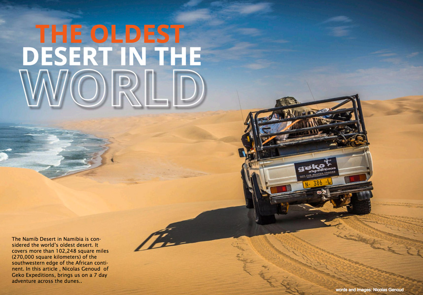 El desierto más antiguo del mundo: cruzar el desierto de Namib