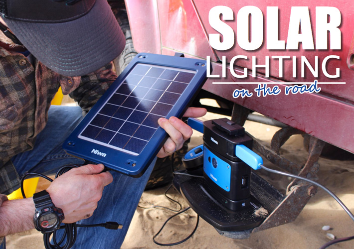 Solar Lighting – on the road portable solar power panels