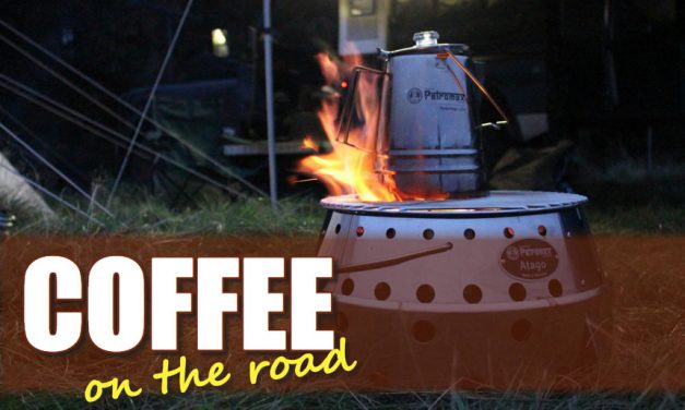 Koffie op de weg - koffie tijdens het kamperen