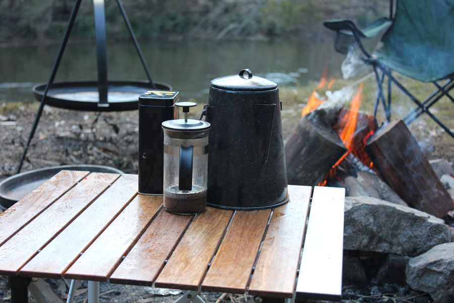 Coffee on the road - coffee while camping 