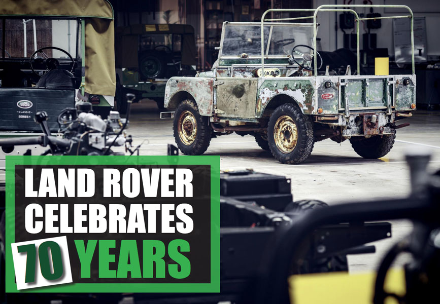 Nagdiriwang ng 70 taon ang Land Rover
