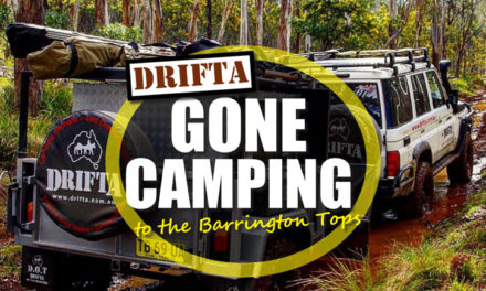 Weg met Camping naar de Barrington Tops gegaan DRIFTA