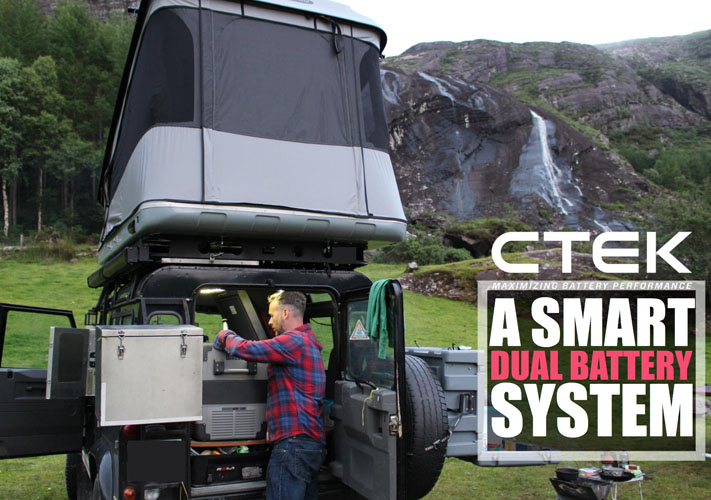 The CTEK 140A OFF ROAD CHARGING SYSTEM –   D250SA 20A charger with  SMARTPASS 120 power management