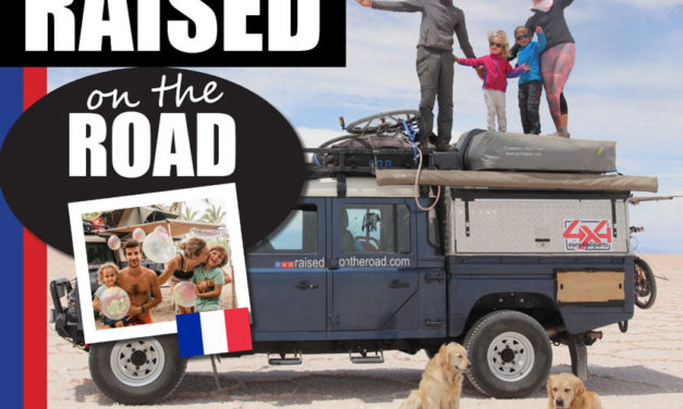 도로에서 키우다 - 젊은 프랑스 가정 여행