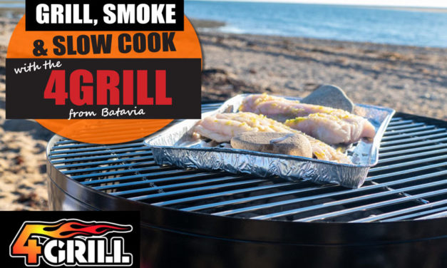 Grill, rook en langzaam koken met de 4Grill multifunctionele grill grill van Batavia