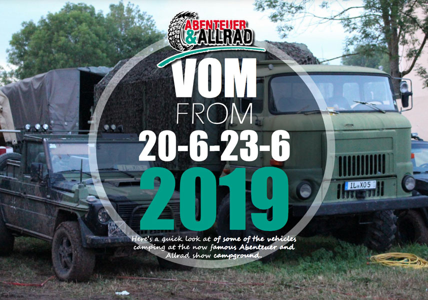 Some Rigs Camped up at Abenteuer and Allrad 2018- Don’t miss the 2019 Expo!