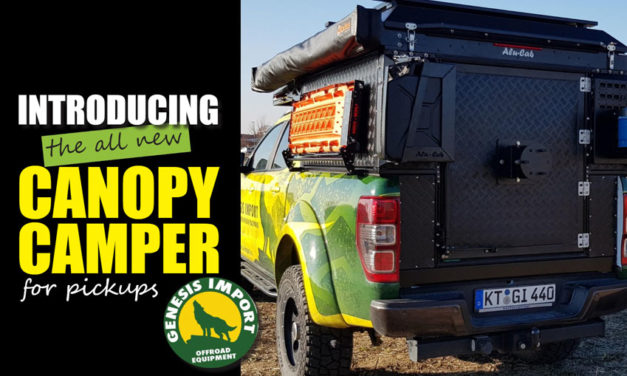 Introductie van de geheel nieuwe Canopy Camper - voor pickups.