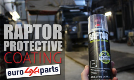Raptor Protective Coating - Bed Liner Spray van Euro 4 × 4 dele