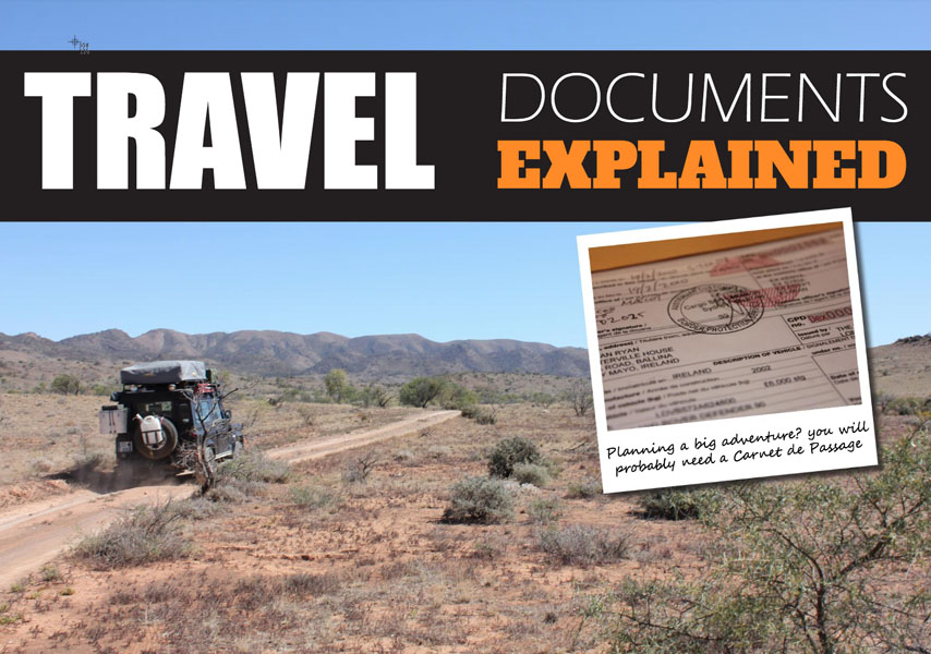 Documentos de viaje explicados: ¿Qué es un Carnet de Passage?