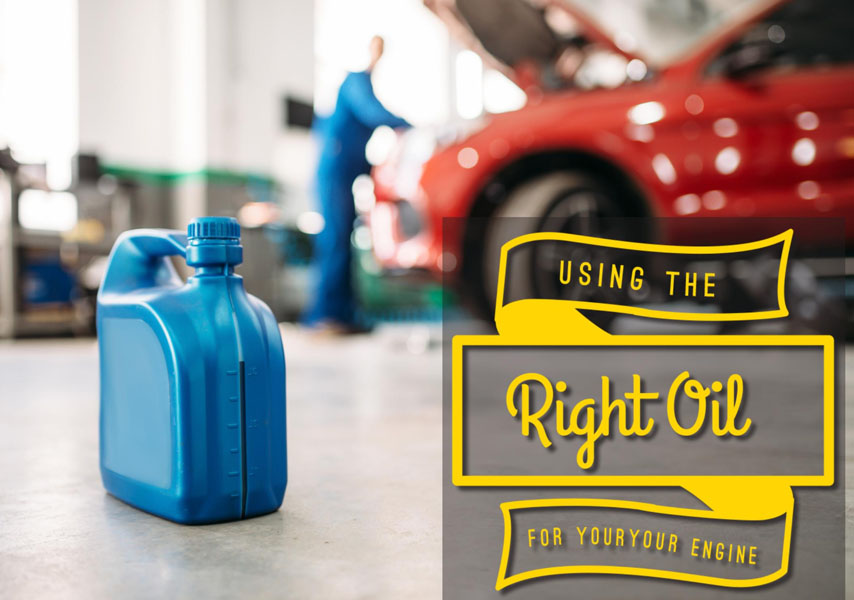 Using the right oil for your engine