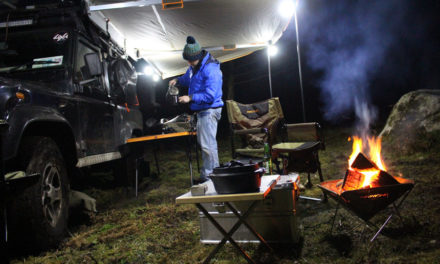 Camping at Portable Lights at Lamps