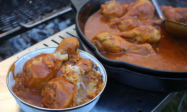 Chicken Curry Drumsticks- Easy Camp Cooking Meals