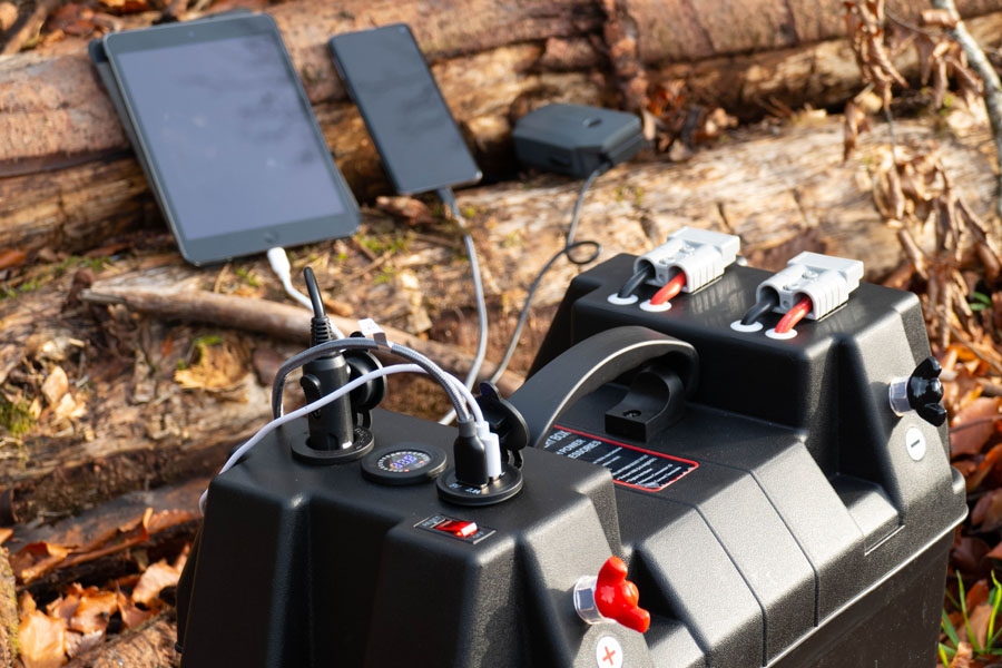 Handy 12V Battery Box - Portable Power While Camping 